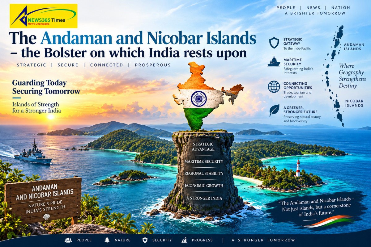 The Andaman and Nicobar Islands - the Bolster on which India rests upon.