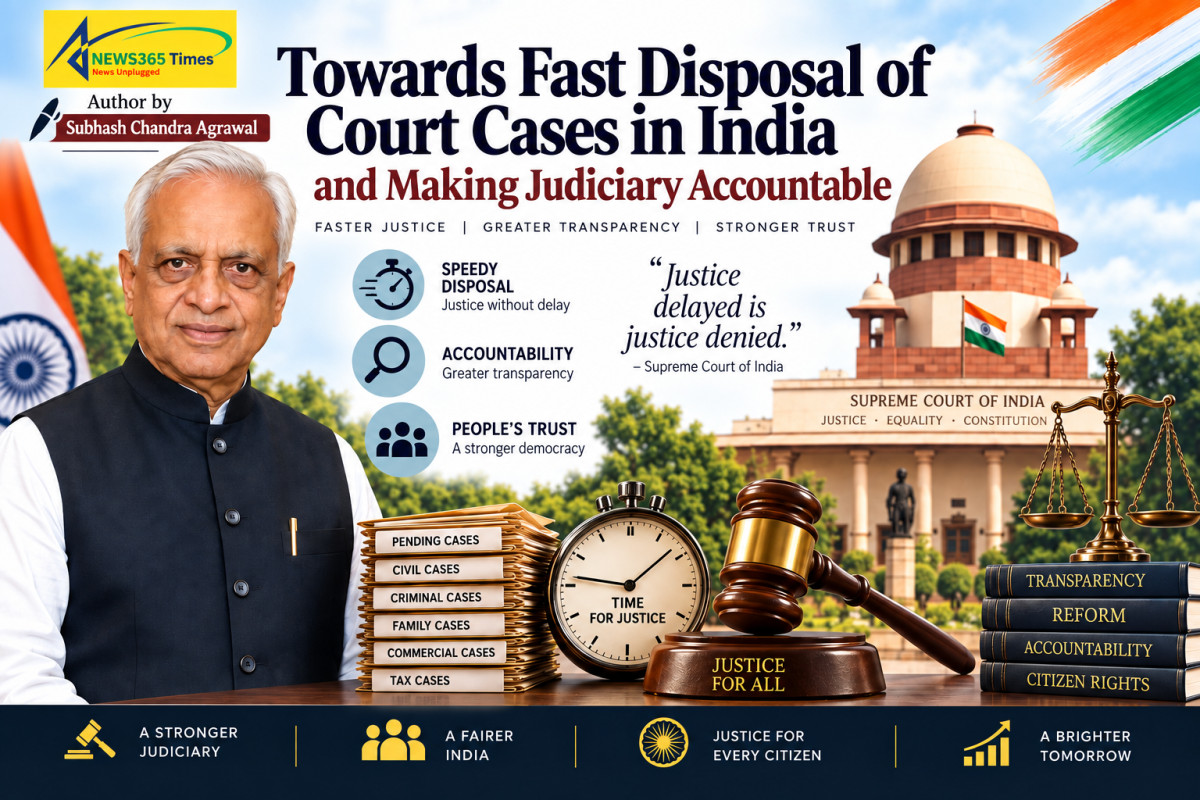 Towards Fast Disposal of Court Cases in India and Making Judiciary Accountable