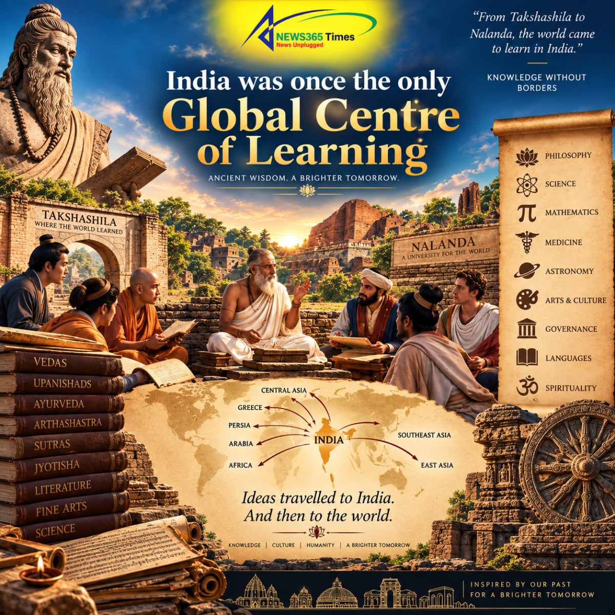 India was once the only Global Centre of Learning