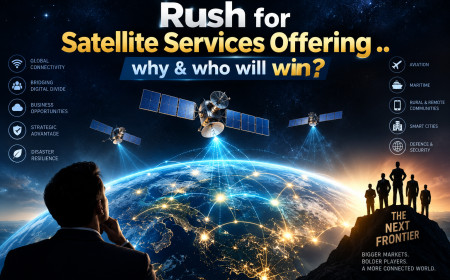 Rush for Satellite Services Offering .. why & who will win?