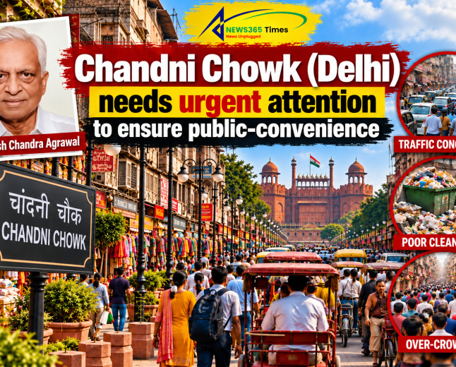 Chandni Chowk (Delhi) needs urgent attention to ensure public-convenience