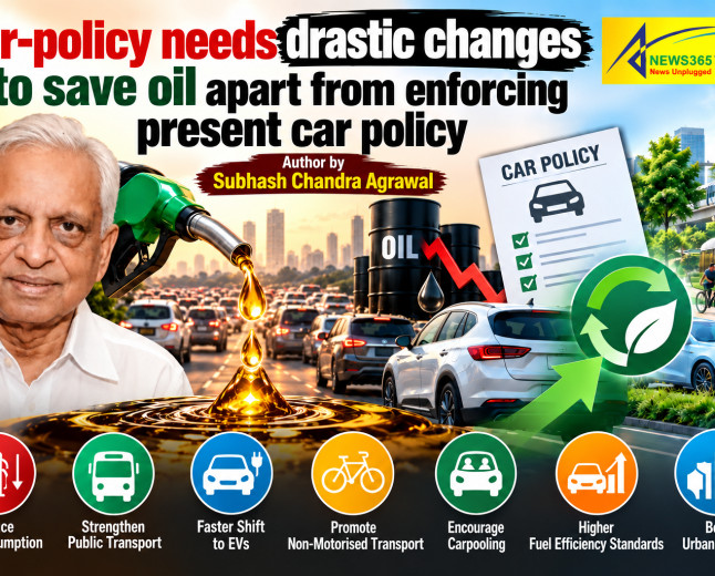 Car-policy needs drastic changes to save oil apart from enforcing present car policy