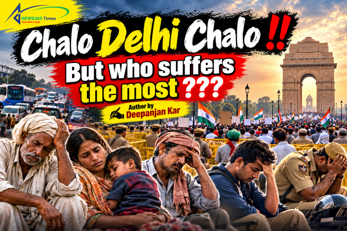 Chalo Delhi Chalo !! But who sufferes the most ???