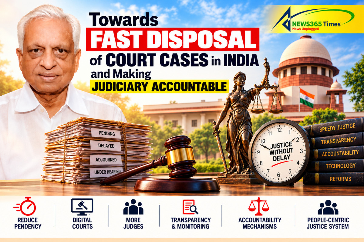 Towards Fast Disposal of Court Cases in India and Making Judiciary Accountable