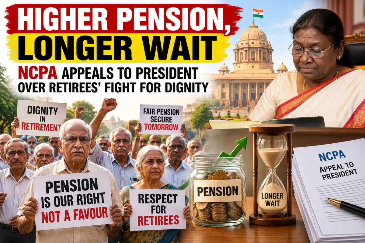 Higher Pension, Longer Wait: NCPA Appeals to President Over Retirees’ Fight for Dignity