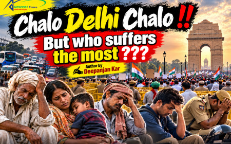 Chalo Delhi Chalo !! But who sufferes the most ???