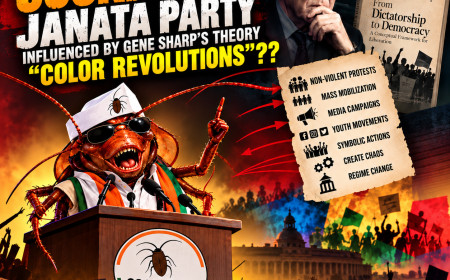 Cockroach Janata Party influenced by Gene Sharp’s Theory “Color Revolutions”??