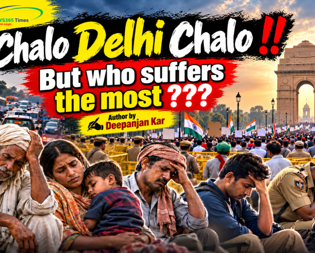 Chalo Delhi Chalo !! But who sufferes the most ???