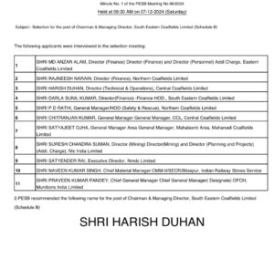 Harish Duhan Appointed as Chairman and Managing Director of SECL 2 WhatsApp Image 2024 12 09 at 13.09.23 910caebe